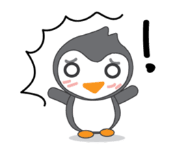 Mr. Robin : Little Cute Penguin sticker #6126595