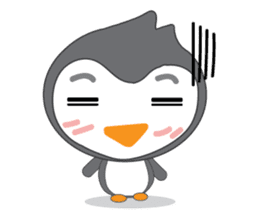 Mr. Robin : Little Cute Penguin sticker #6126598