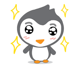 Mr. Robin : Little Cute Penguin sticker #6126604