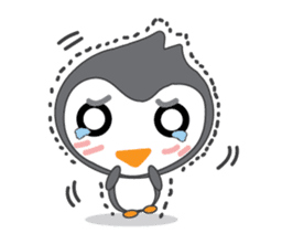 Mr. Robin : Little Cute Penguin sticker #6126615