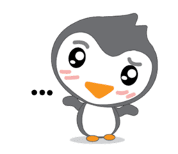 Mr. Robin : Little Cute Penguin sticker #6126620