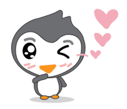 Mr. Robin : Little Cute Penguin sticker #6126626