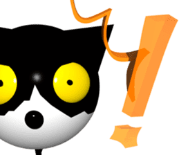 KEN the CAT, oRiginal 3D sticker #6127213