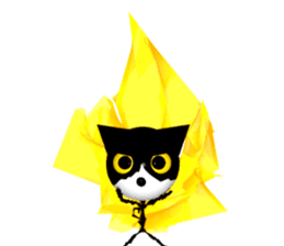 KEN the CAT, oRiginal 3D sticker #6127217