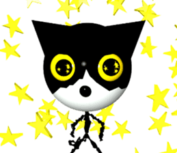 KEN the CAT, oRiginal 3D sticker #6127218