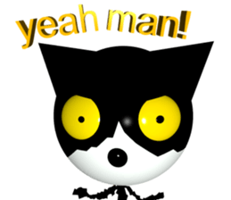 KEN the CAT, oRiginal 3D sticker #6127225