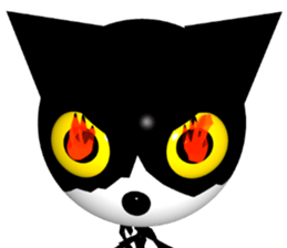 KEN the CAT, oRiginal 3D sticker #6127226