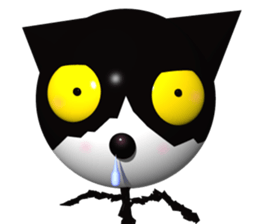 KEN the CAT, oRiginal 3D sticker #6127230