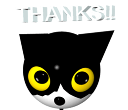 KEN the CAT, oRiginal 3D sticker #6127231