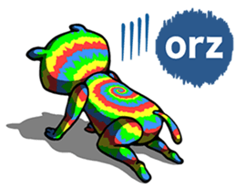 The Tie-dye Times [English Ver.] sticker #6127383