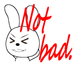 17th edition white rabbit expressive sticker #6127537