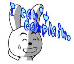 17th edition white rabbit expressive sticker #6127548