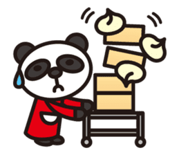 Happy Chinese panda sticker #6127734