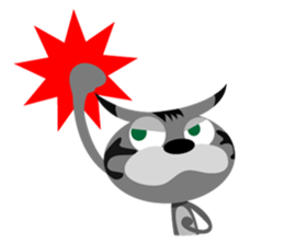 Three wanderer cats sticker #6127973