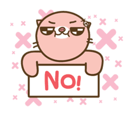 I'm not a PIG : Proud to be fat together sticker #6128797