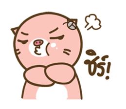 I'm not a PIG : Proud to be fat together sticker #6128816