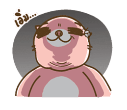 I'm not a PIG : Proud to be fat together sticker #6128818