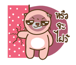 I'm not a PIG : Proud to be fat together sticker #6128819