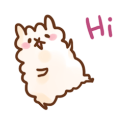 alpaca sticker eng ver. sticker #6128832