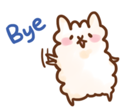 alpaca sticker eng ver. sticker #6128833