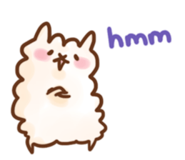 alpaca sticker eng ver. sticker #6128835