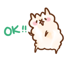 alpaca sticker eng ver. sticker #6128836