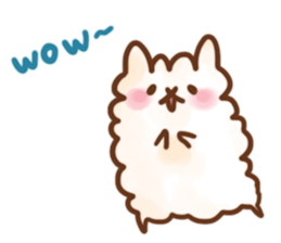 alpaca sticker eng ver. sticker #6128840