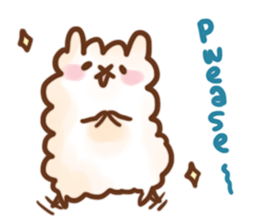 alpaca sticker eng ver. sticker #6128845