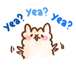alpaca sticker eng ver. sticker #6128848
