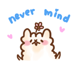 alpaca sticker eng ver. sticker #6128852