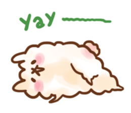alpaca sticker eng ver. sticker #6128853