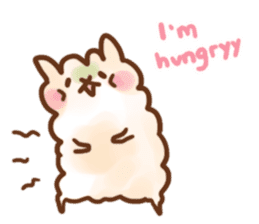 alpaca sticker eng ver. sticker #6128856