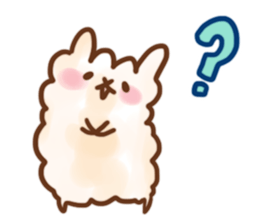 alpaca sticker eng ver. sticker #6128860