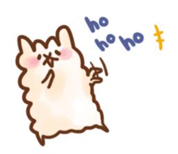 alpaca sticker eng ver. sticker #6128864