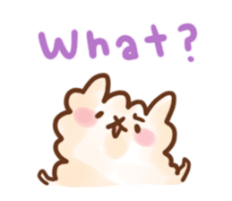 alpaca sticker eng ver. sticker #6128866