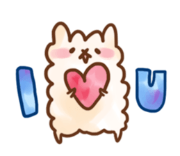 alpaca sticker eng ver. sticker #6128867