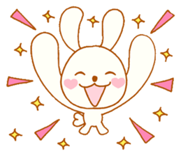 Exclusive rabbit of the good child sticker #6128966