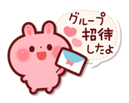 Rabbit to the group talk sticker #6129082