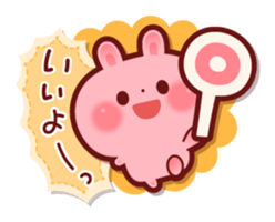 Rabbit to the group talk sticker #6129090