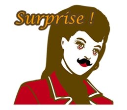 Beard maiden "I'll say straight !" sticker #6129672