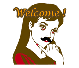 Beard maiden "I'll say straight !" sticker #6129676