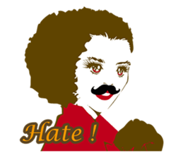 Beard maiden "I'll say straight !" sticker #6129681