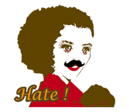 Beard maiden "I'll say straight !" sticker #6129681