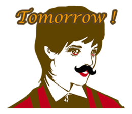 Beard maiden "I'll say straight !" sticker #6129684