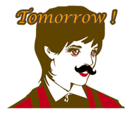 Beard maiden "I'll say straight !" sticker #6129684