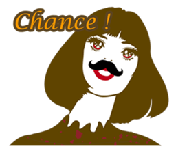 Beard maiden "I'll say straight !" sticker #6129689