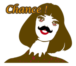 Beard maiden "I'll say straight !" sticker #6129689