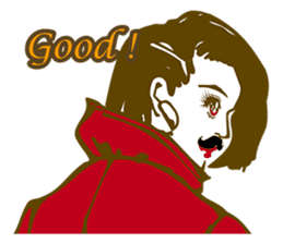 Beard maiden "I'll say straight !" sticker #6129693