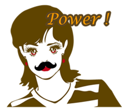 Beard maiden "I'll say straight !" sticker #6129694