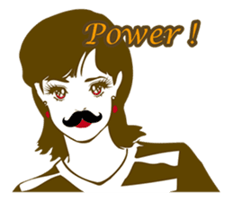 Beard maiden "I'll say straight !" sticker #6129694